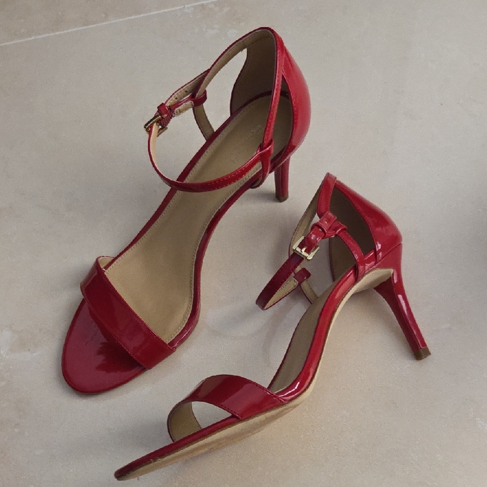MICHAEL Michael Kors Glossy Red Heels